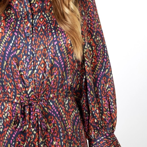 EsQualo DRESS LONG SATEEN REWILDING Size 4 NWT BEAUTIFUL!! - Picture 5 of 12